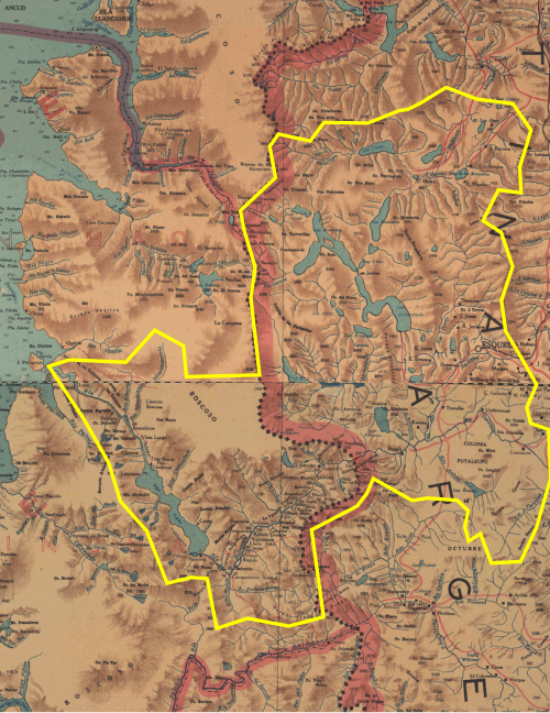 Aproximación cartográfica a la cuenca del río Yelcho.