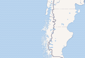 Mapa de localización del Lago Manuel Rodríguez