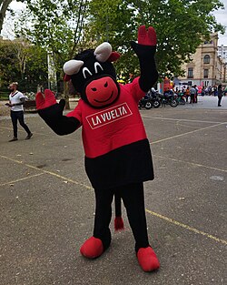 Mascota oficial Tei-Tei de la Vuelta a España