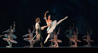 Representación de ballet Don Quijote en el Teatro Teresa Carreño