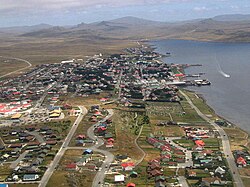 Vista aérea de Stanley