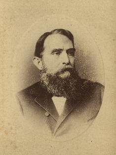 Retrato de Rafael Núñez y Miguel Antonio Caro, líderes del Partido Nacional en 1862