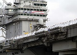 Regreso a puerto del USS Abraham Lincoln