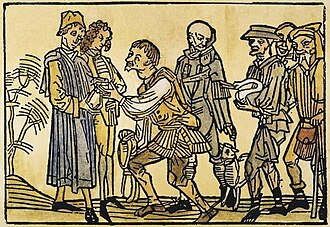 Representación medieval del feudalismo en la Edad Media