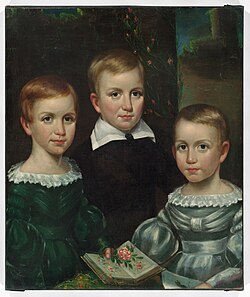 Retrato de los hermanos Dickinson