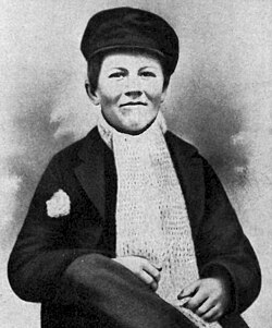Fotografía de Thomas Edison en su etapa infantil
