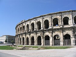 La Arena de Nimes, un anfiteatro romano