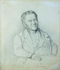 Retrato clásico de Stendhal