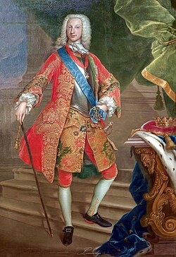 Retrato del infante Don Carlos en 1731