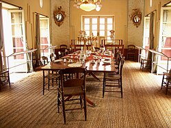 Interior de una casa histórica