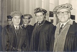 Francisco Ayala con José Luis Romero