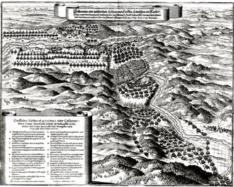 Representación histórica de la Batalla de Zusmarshausen