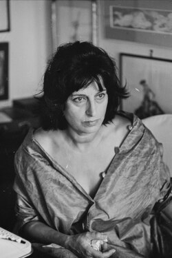 Retrato fotográfico de Anna Magnani tomado en el año 1961.