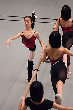 Bailarinas en clase