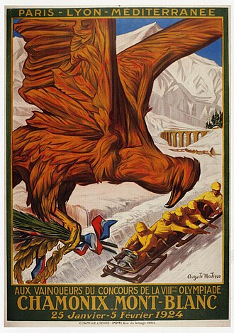 Vista general de las instalaciones en Chamonix 1924