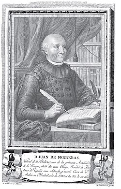Grabado de Juan de Ferreras