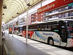 Estación de autobuses interurbanos en Granollers