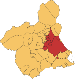 Mapa del área metropolitana según Francisco Ruiz