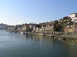 Ribera del río Duero en Oporto