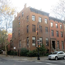 Residencia ubicada en Clinton Street, Brooklyn Heights.