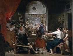 Estado del cuadro con los añadidos históricos ajenos a Velázquez