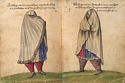 Vestidos de paseo de las mujeres moriscas en Granada