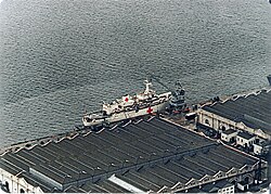 HMS Hecla en la Base Naval de Gibraltar