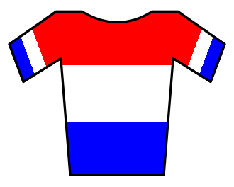 Maillot de campeón de Países Bajos de ciclocrós