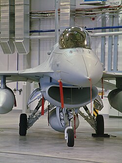 Cabina de burbuja del F-16