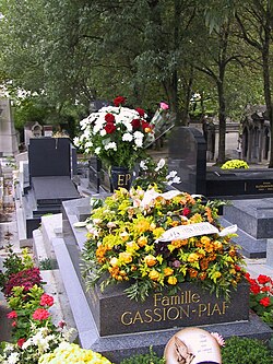 Tumba de Édith Piaf