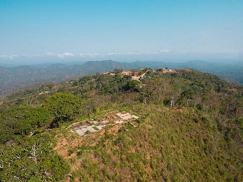 Mirador de la vereda La Cansona y el Cerro Peralonso