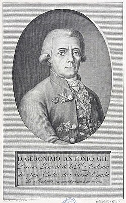 Retrato de Jerónimo Antonio Gil por Tomás Suria y Fernando Selma
