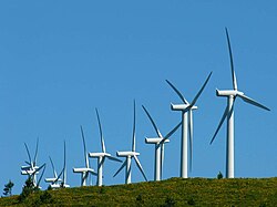 Energía eólica en Pindo, Galicia