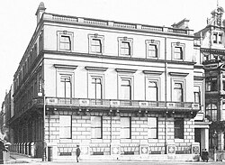 Londonderry House, 19 Park Lane, hacia 1900.