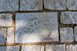 Adoquín conmemorativo dedicado a Rik Van Looy