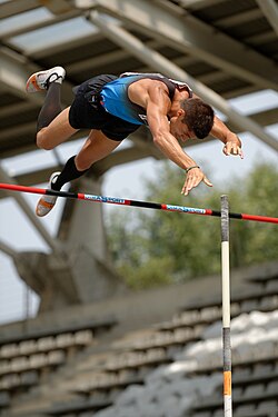 Atleta en una de las pruebas técnicas