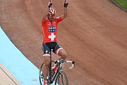 Fabian Cancellara en el velódromo