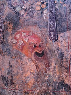 Ejemplo de encáustica procedente de Solunto, Sicilia, conservado en el Museo archeologico regionale di Palermo.