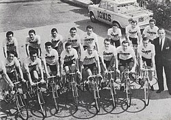 Fotografía relacionada con la historia del equipo ciclista Ignis