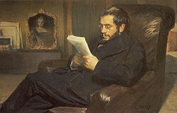 Retrato de Alexandre Benois por Léon Bakst