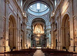 Nave principal de la basílica de Mafra