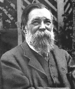 Retrato fotográfico de Friedrich Engels.