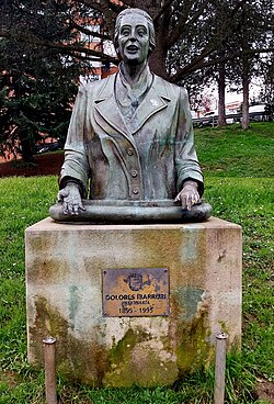 Monumento a Dolores Ibárruri en Gallarta
