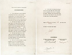 Acta de rendición de Alemania