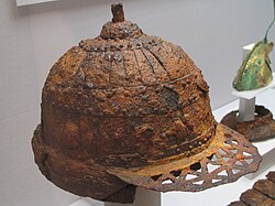 Casco de hierro de la Confederación Gaya