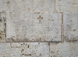 Inscripción conmemorativa en Valencia