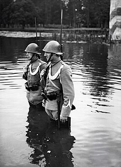 Soldados neerlandeses en 1939