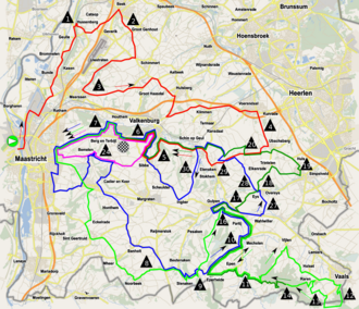Ciclistas durante la Amstel Gold Race 2016