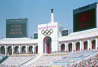 Ceremonia de inauguración de los Juegos Olímpicos de 1984