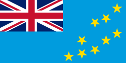 Bandera y datos oficiales de la delegación de Tuvalu en Londres 2012